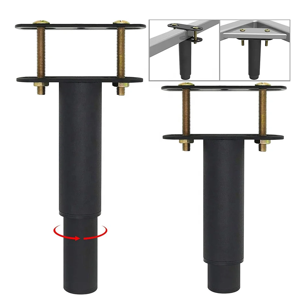 Adjustable Height Center Support Legs for Bed Frame Heavy Duty Sofa Cabinet Bed Frame Furniture Legs