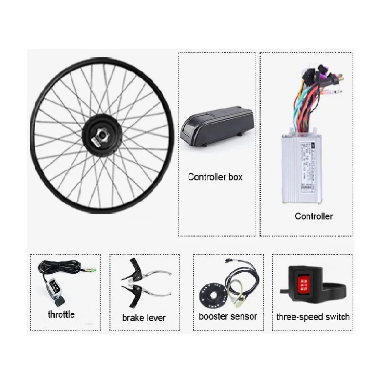 Набор для преобразования переднего и заднего мотора Bafang 48 в 500 Вт