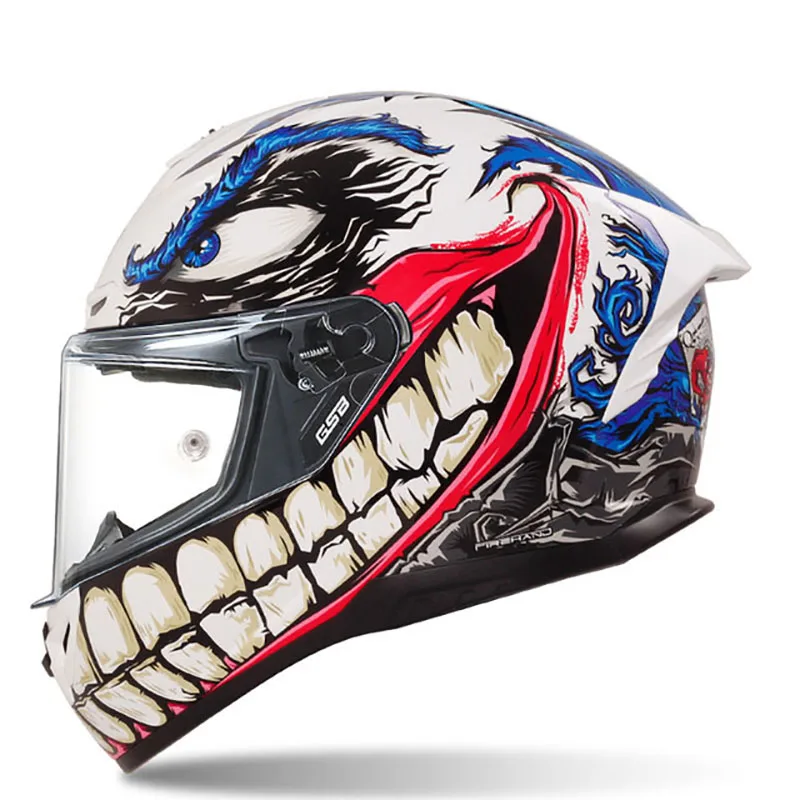 Мотоциклетный шлем GSB на все лицо нескользящий из АБС-пластика для мужчин и