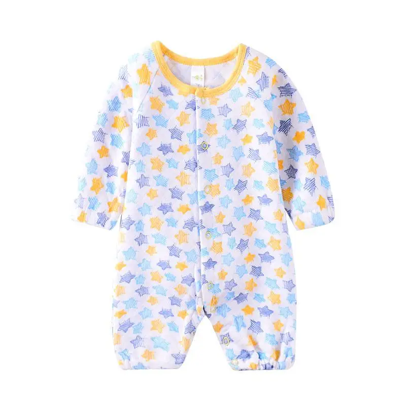 Newborn Unisex Long Sleeve Romper Cotton Autumn Outfit