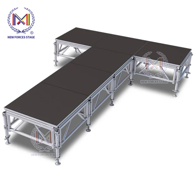 Aluminum Truss Stage, Mobile Stage Platform With Tuv For Band/Concerts/Events/Music