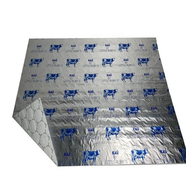 burger foil wrap food paper with aluminum foil layer for hamburger wrap