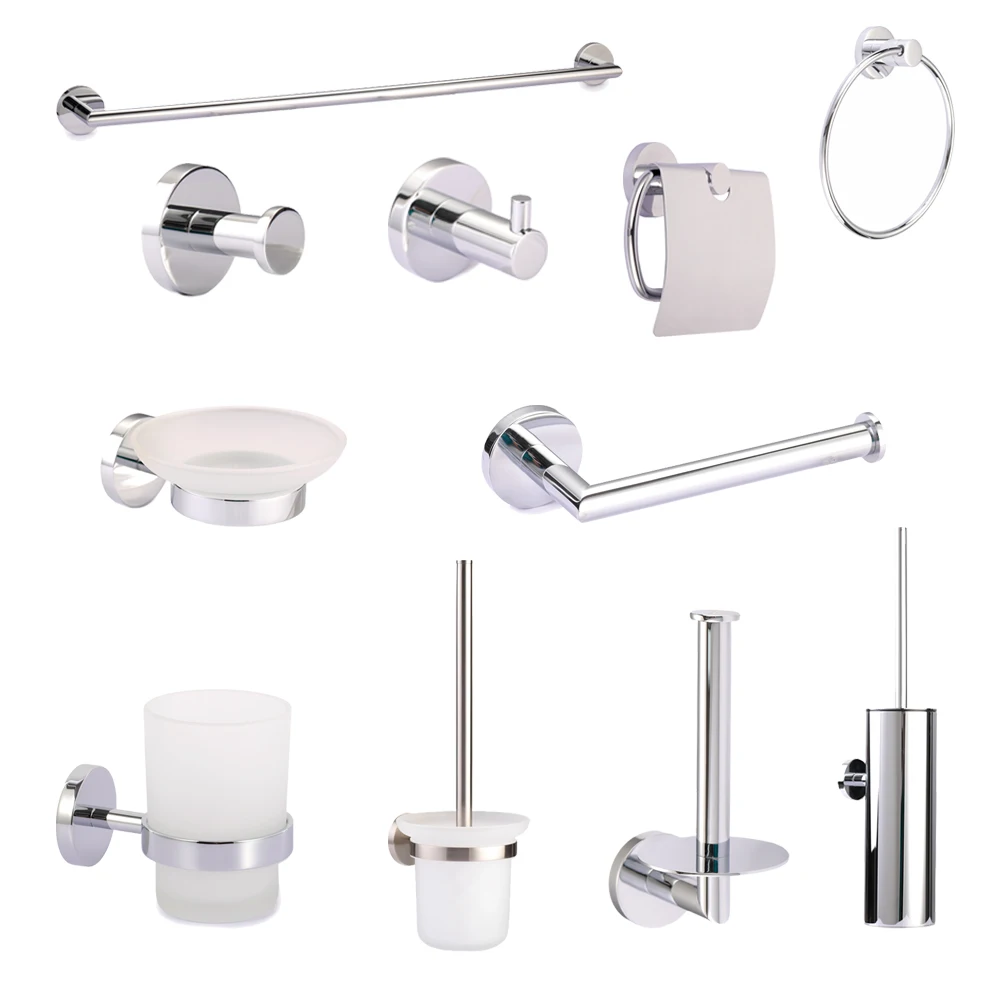 Towel Coat Hook Matte Black SUS304 Stainless Steel Bathroom Clothes Cabinet Closet Sponges Robe Hook Wall Mounted Round Kitchen