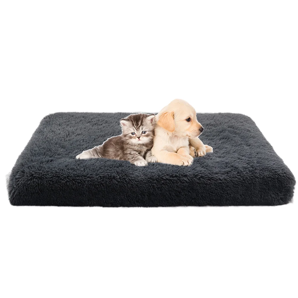 Dog Beds Sponge Removable Pet Supplies Pet Bed Mat Luxury Dog Bed CF Factory Orthopedic Memory Foam Faux Fur Popular OEM Solid
