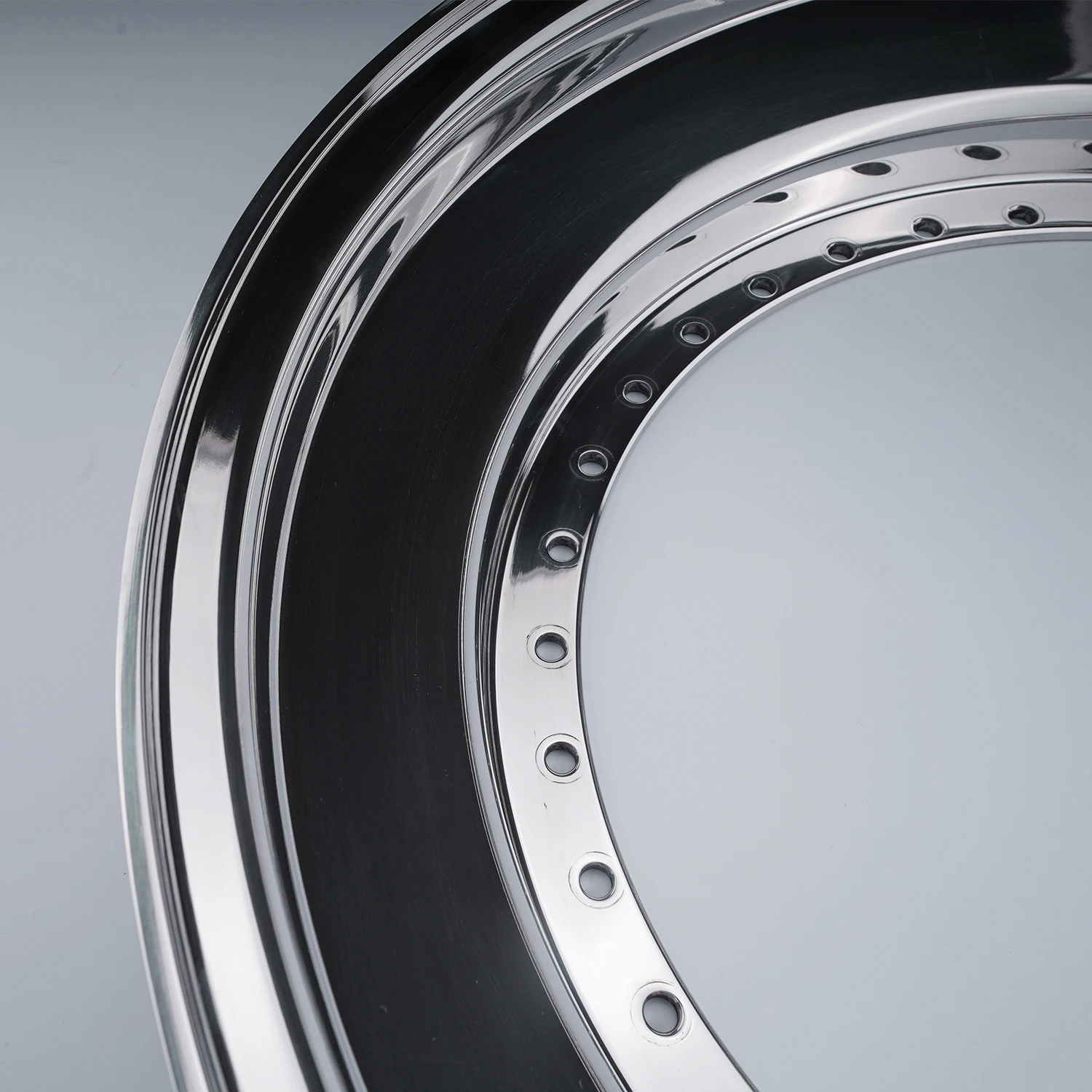 15 To 17-Inch Triple Step Lip Outer 30 Hole Polished Rim Forged Wheel Lip 6061 For BBS RS