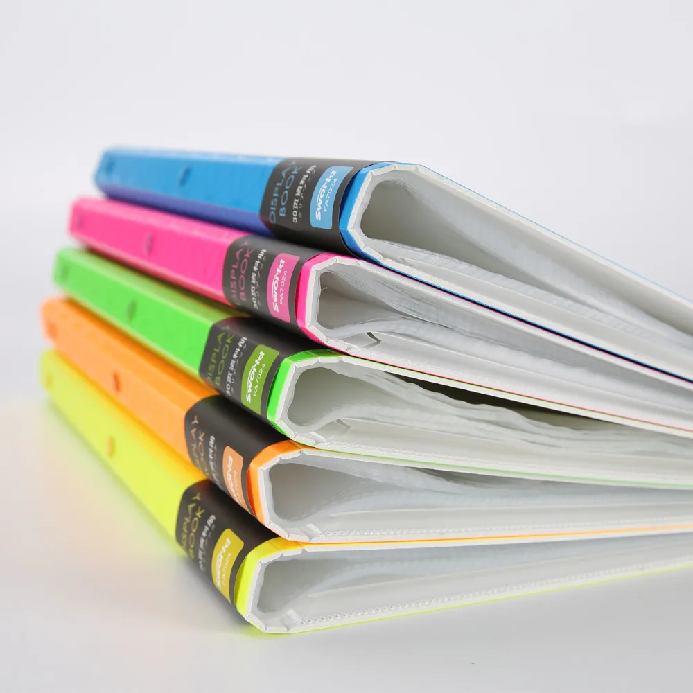 Display book A4 insert folder inner pages plastic pp 30 pages 40 pages can be customized