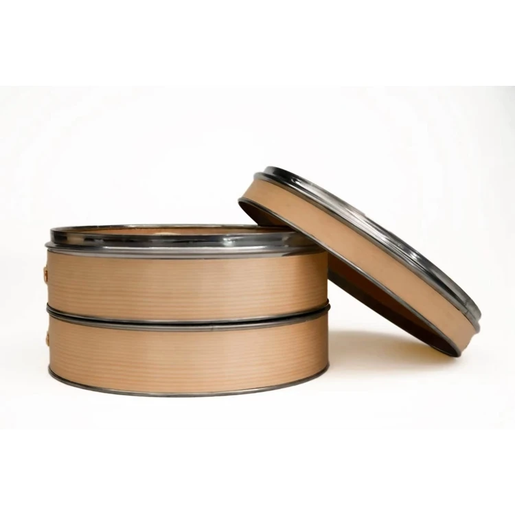 Двухярусные бамбуковые корзины ручной работы с одной крышкой, посуда, подарочные наборы, оптовая продажа продуктов, пароварка для риса, пельменей, дерева, бамбука для Amazon