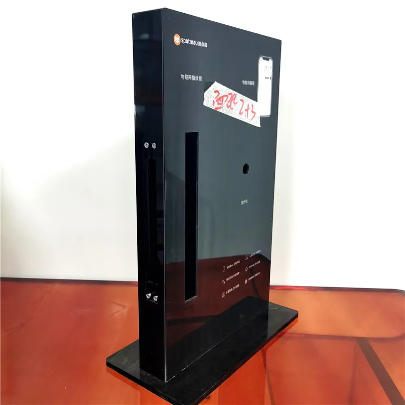 custom acrylic digital smart door lock display stand