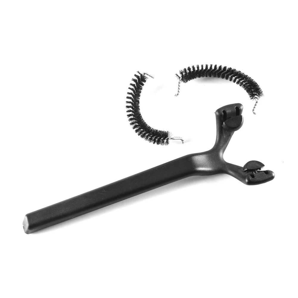 Long Handle Espresso Machine Cleaning Brush with Nylon Bristles for 360 Degree Cleaning Espresso Group and Portafilter