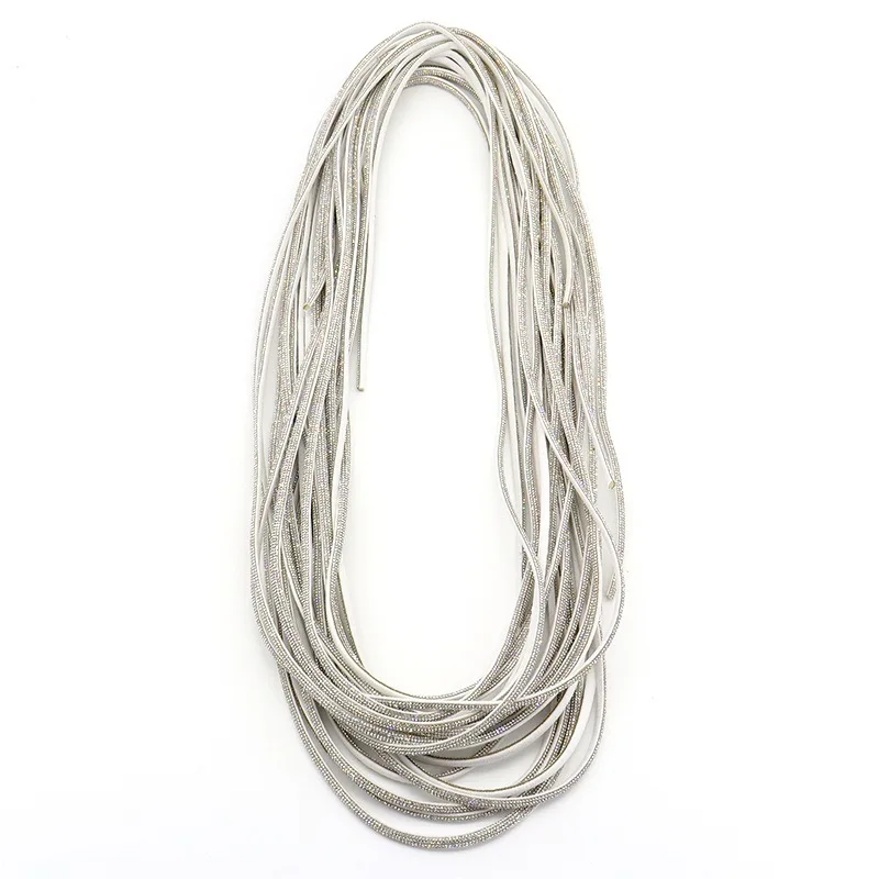 New Design Core Rhinestone Strips Crystal Rope Crystal Rhinestone Tube Rope Rhinestone Rope For Sandal DIY Shoe Accessories