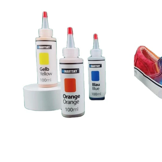 20 Colors Tie Dye Kit Paint Colors Set Non-Toxic Craft Paints Brushes Acrylic Paint Artist Set Wholesale