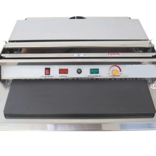 HW-450 Model Hand cling film wrapping machine for food fruit rice sushi meat packaging wrapper