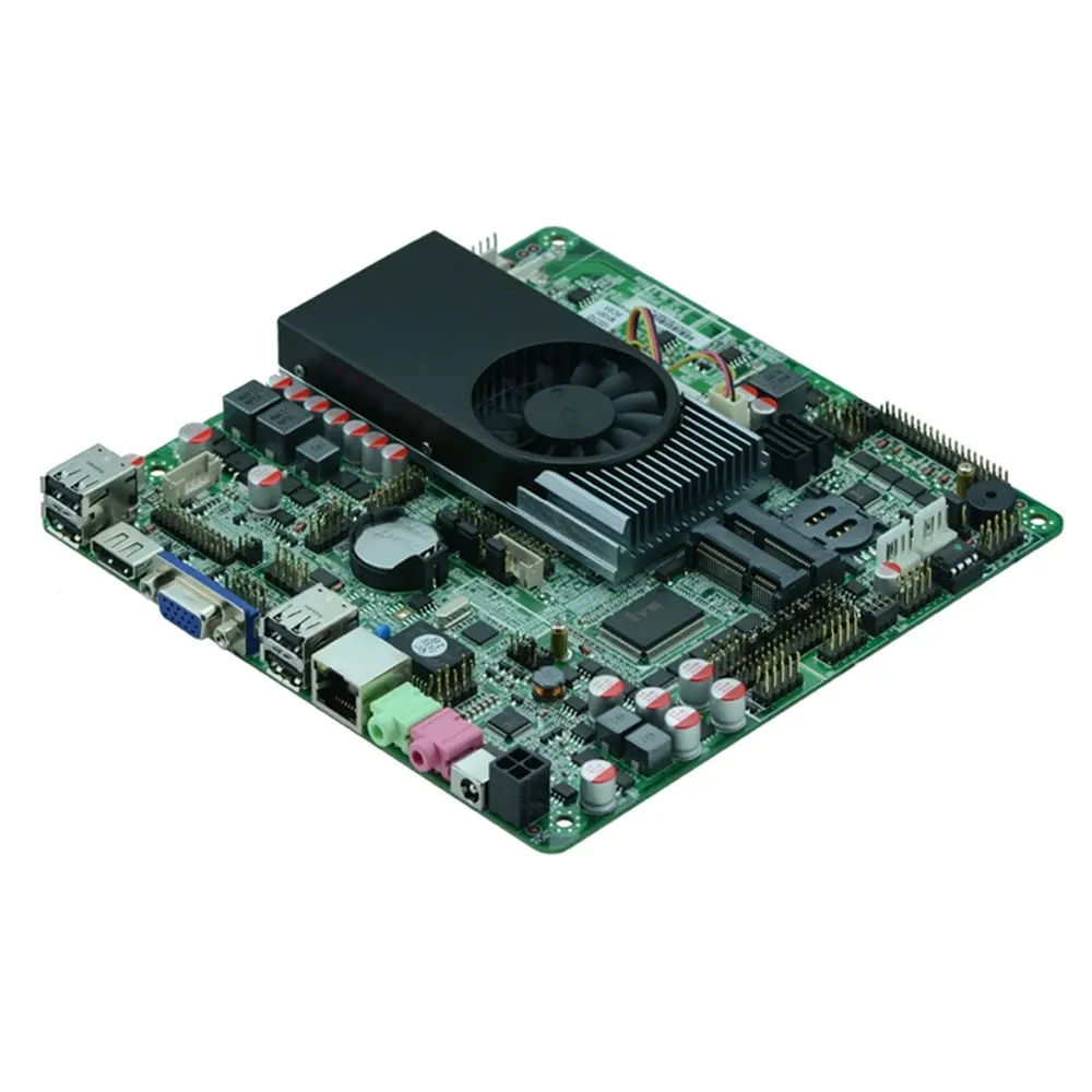 Partaker Core I3 3317U ITX-M100_I3 Industrial Thin mainboard Embedded computer Motherboard with 10 RS232