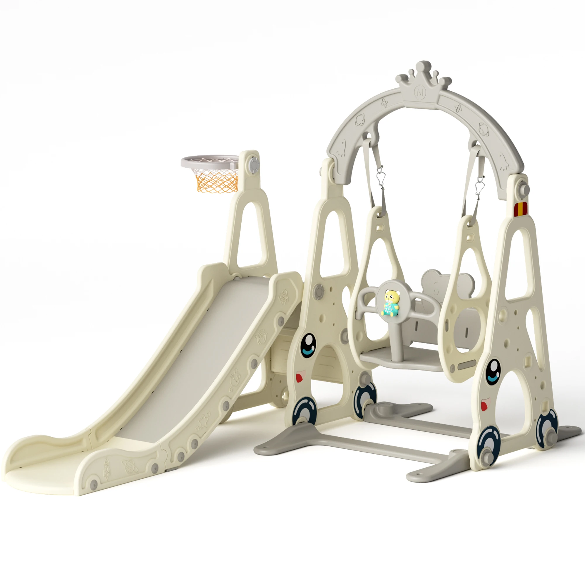 New Wholesale Toddler Indoor Baby Sliding Toys Kids Slides For Children Playground Play Set Plastic Slide And Swing Toy