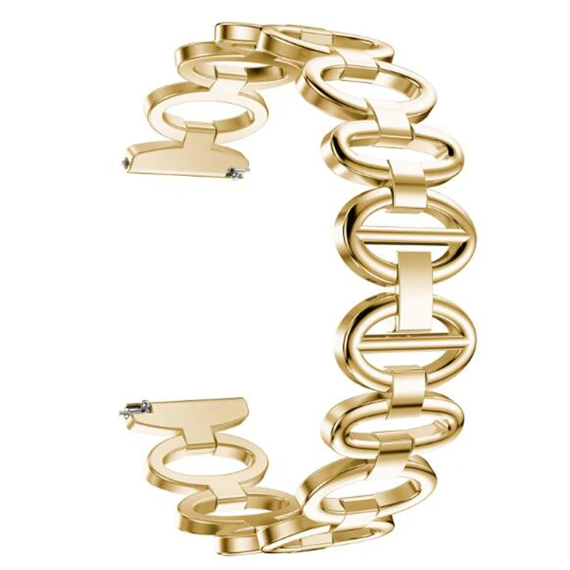 Compatible with samsung galaxy watch active2 40mm watch band metal strap 20mm 22mm