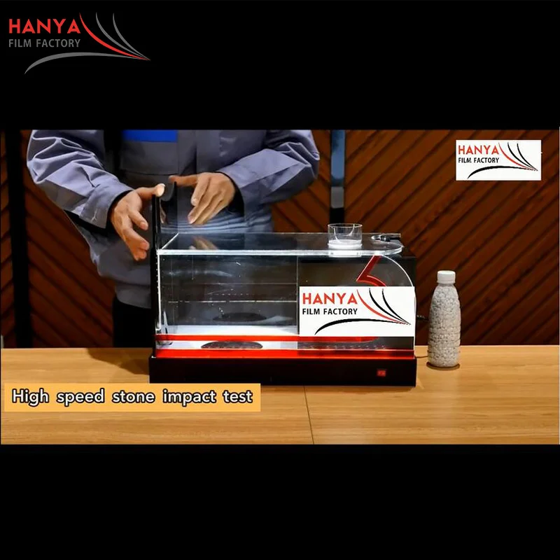 TPU PPF transparent film high speed stone ejection machine PVC car paint protective film impact tester