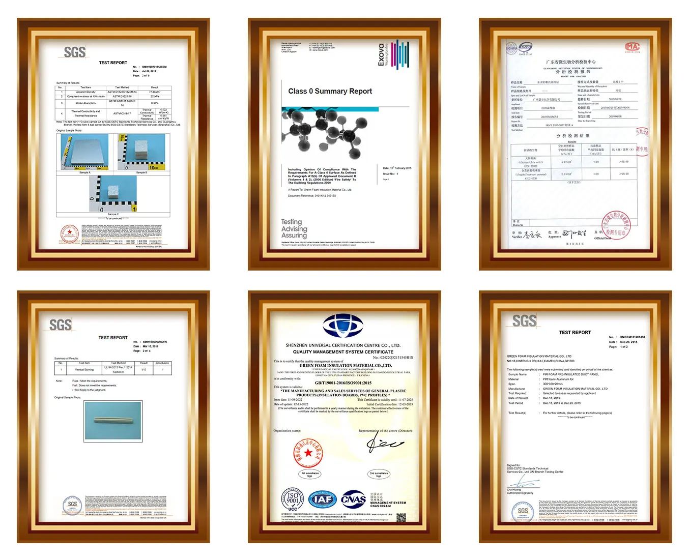 Real Factory PIR/PU Foam Pre-insulated Duct Panel Fireproof No Rust Duct Panel For HVAC Ductwork