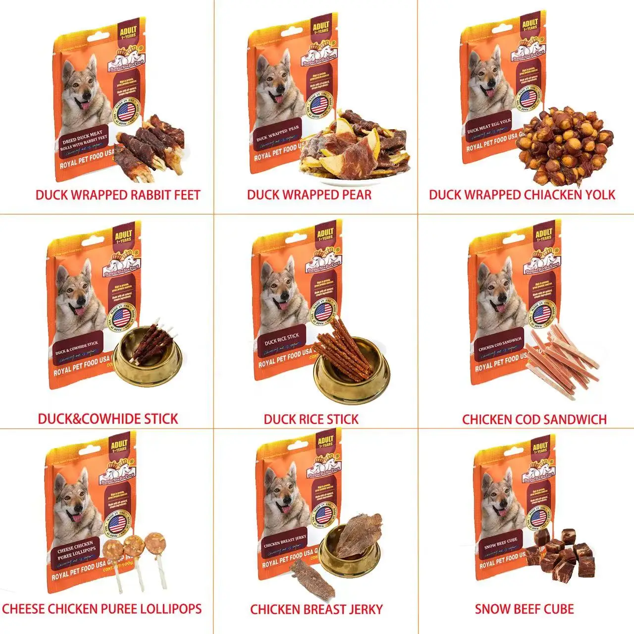 Pet treats chicken jerky for dogs freeze-dried human grade ingredients OEM