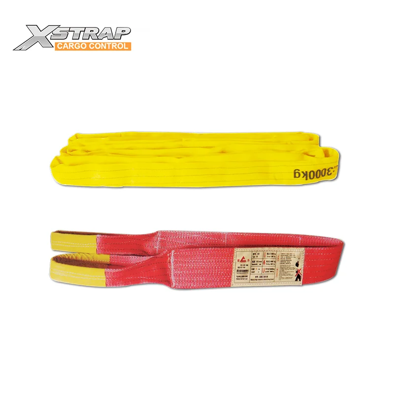 Поставщик XSTRAP гарантия качества мягкий плоский ремень из полиэстера Круглый