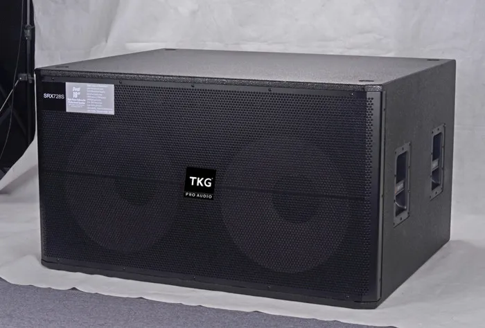 TKG performance stage  professional SRX728 1600 watt dual 18 inch speaker subwoofer box