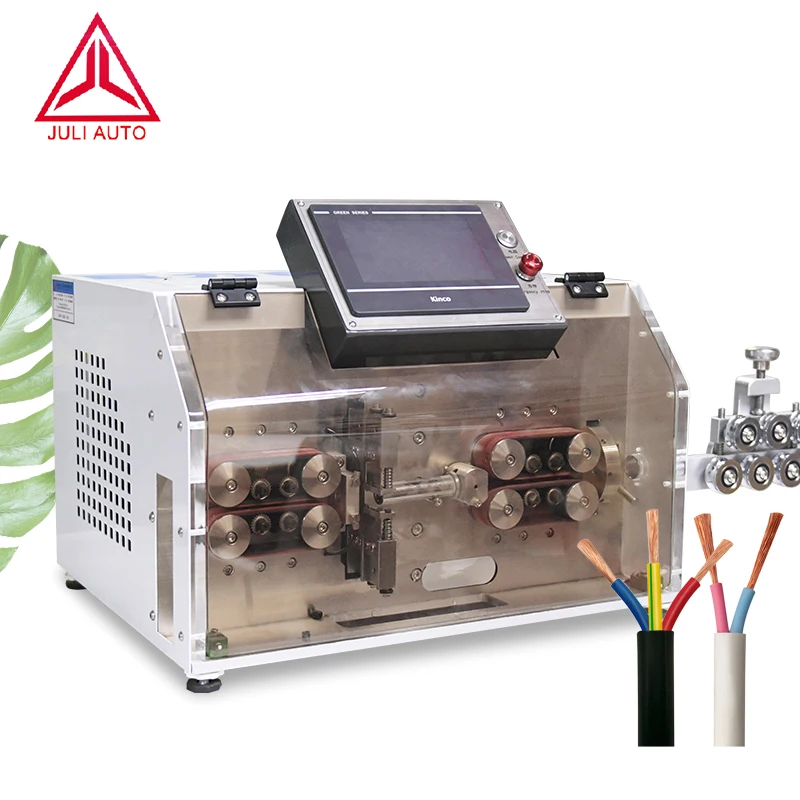 JL-600-30H 7 ядер машина зачистки провода многожильный кабель куртки автомат для резки полностью автоматическая машина для зачистки кабеля