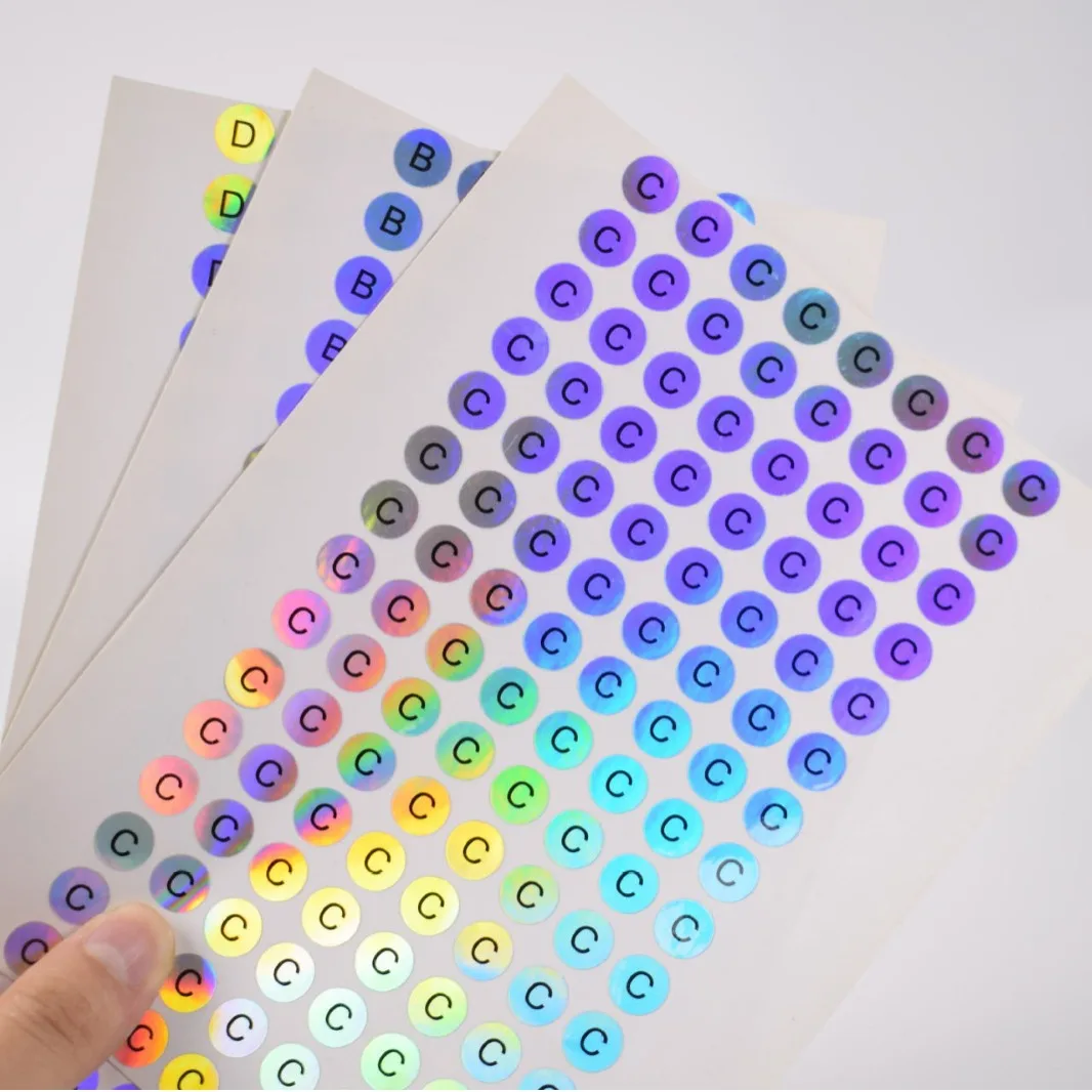 Professional Laser A3 AB Film UV Printer Roll Holographic Stickers Self-adhesive Label for Prop Money