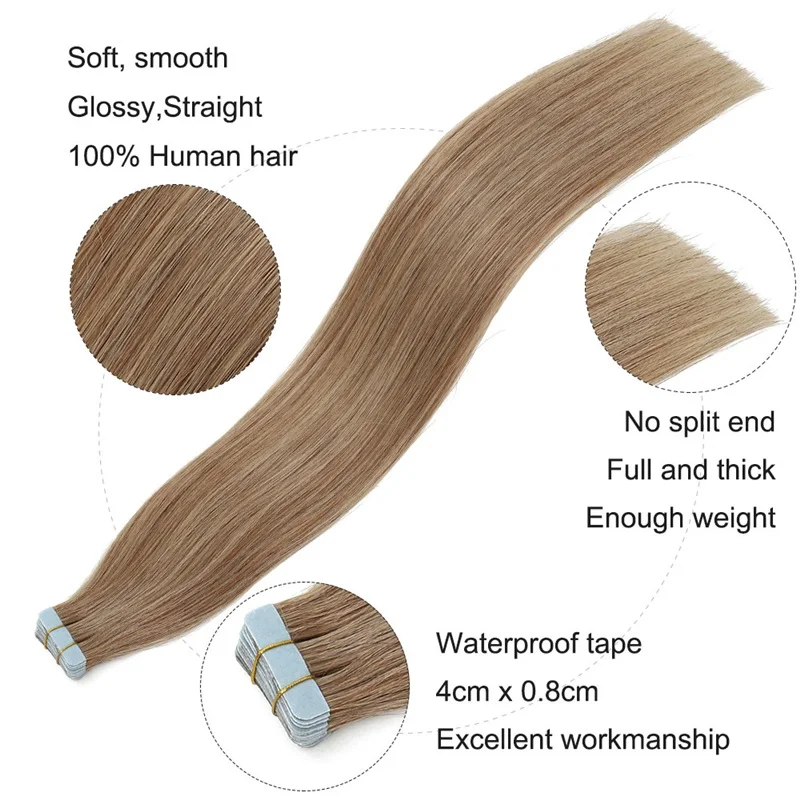 Wholesale Indian Free Sample Cuticle Aligned Hair Vietnamese Blonde Relaxed Straight No Processed Ombre 1B/30 Remy Hair Mini Tap