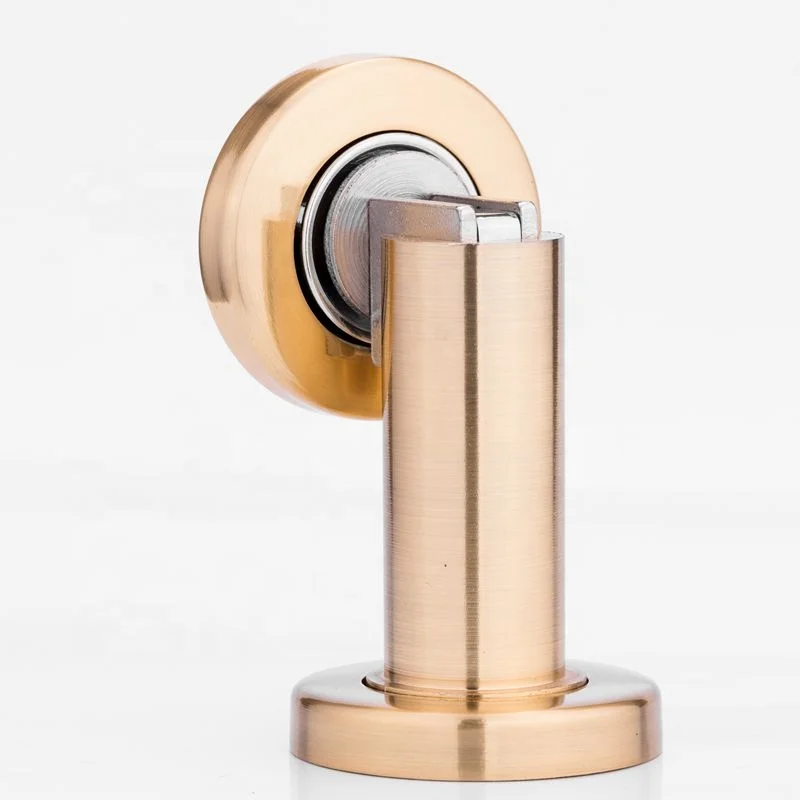 GUIDE Factory wholesale cast style home door catch strong magnetic heavy doorstop stainless steel door stopper