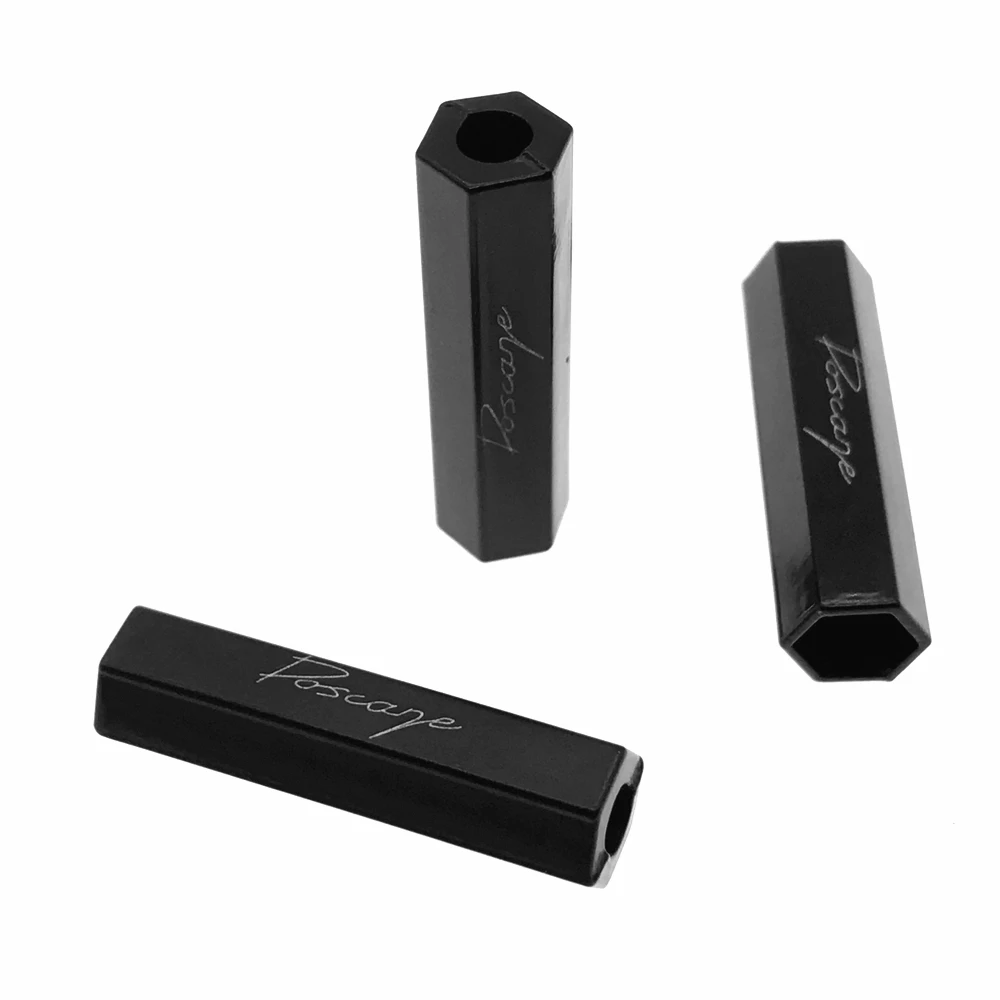 Black Color Plastic Paracord Cord Lock Clamp 2 Hole Toggle Clip Stopper Shoelace Cord Buckles Cord Lanyard Parts