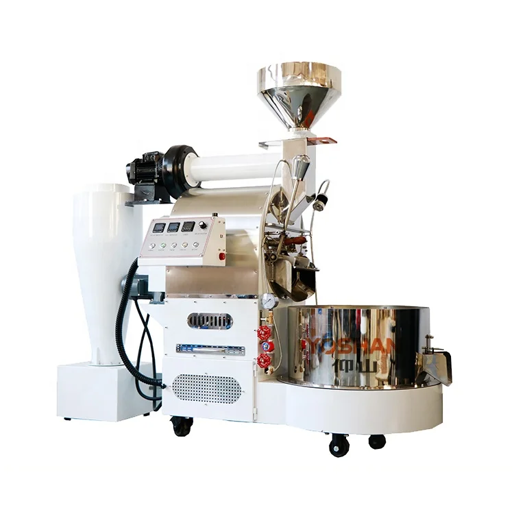 coffee shop commercial 5 kg 6 kg LPG gas coffee roaster