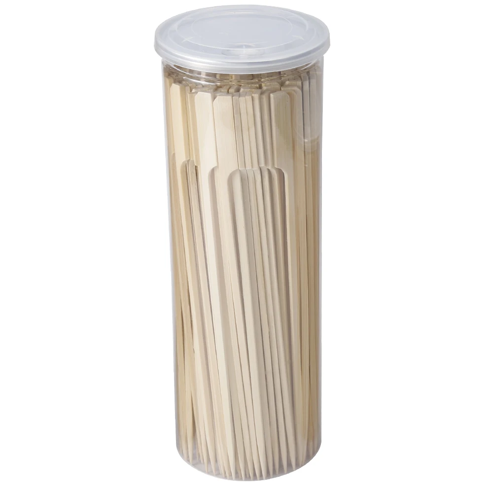 wide flat Bamboo Skewers toothpick bamboo skewer sticks for cocktail marshmallow fruit