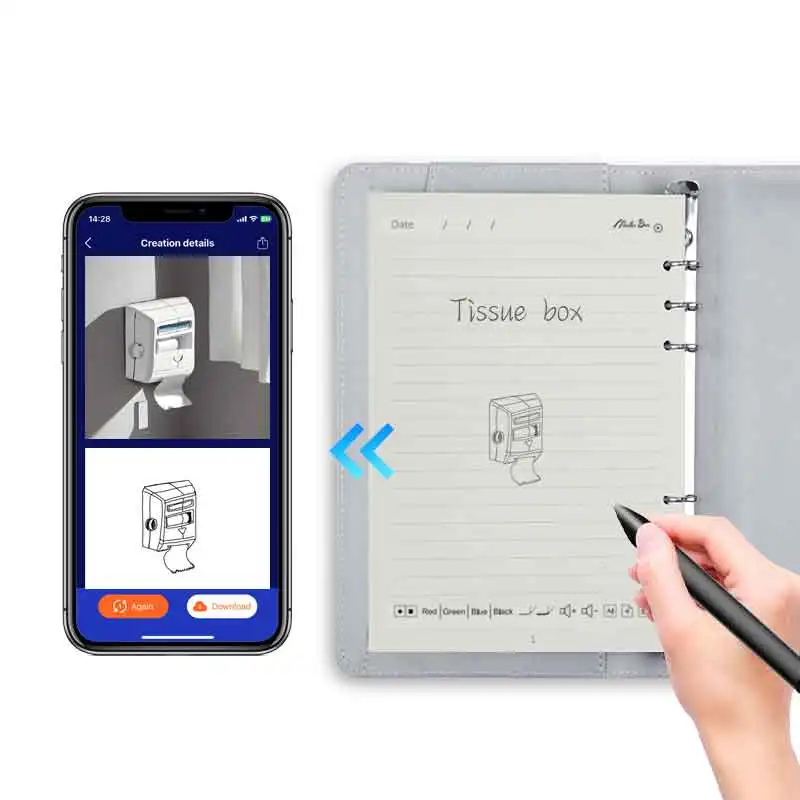 Factory Direct Intelligent Multifunctional Notepad AI Drawing Book AI Writing Book With USB Memory Card Support 1 pce Customised