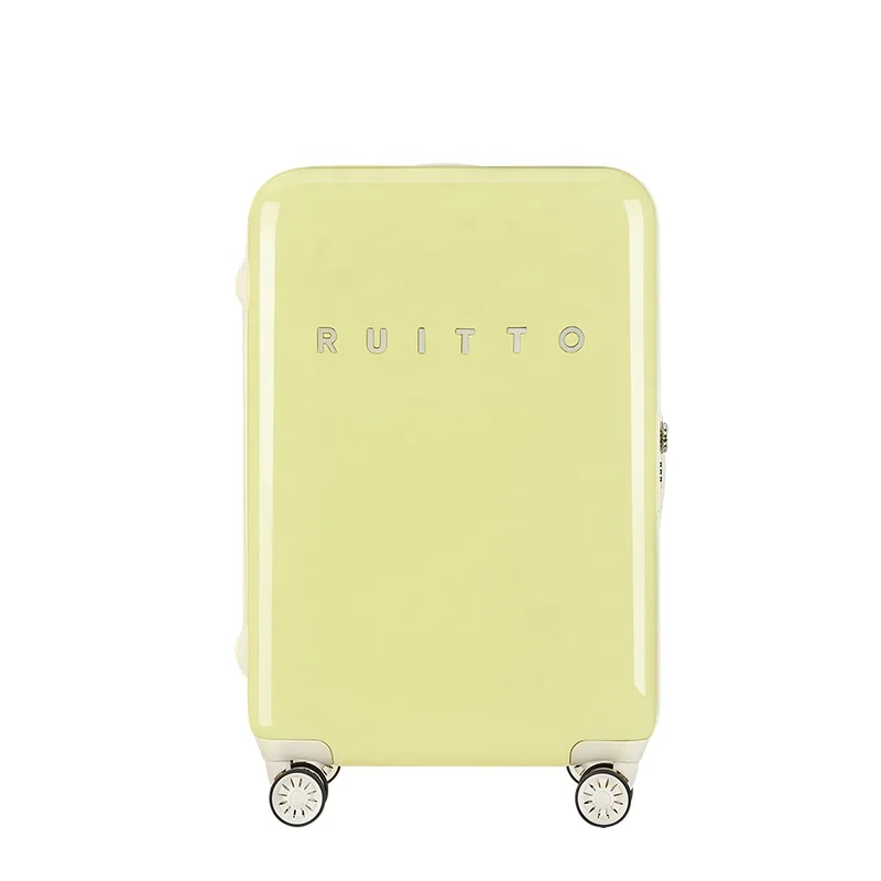 
New design Macarons color trolly luggage bag 3 pieces set Branded suitcase trolley luggage bag suitcase 