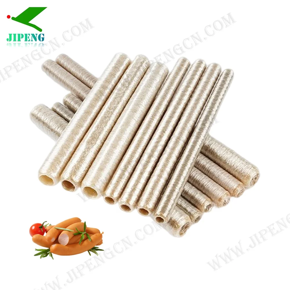 JIPENG Wholesale Factory Price Cellulose Halal Sausage Casing Cellulose Casings For Hot Dogs Sausage