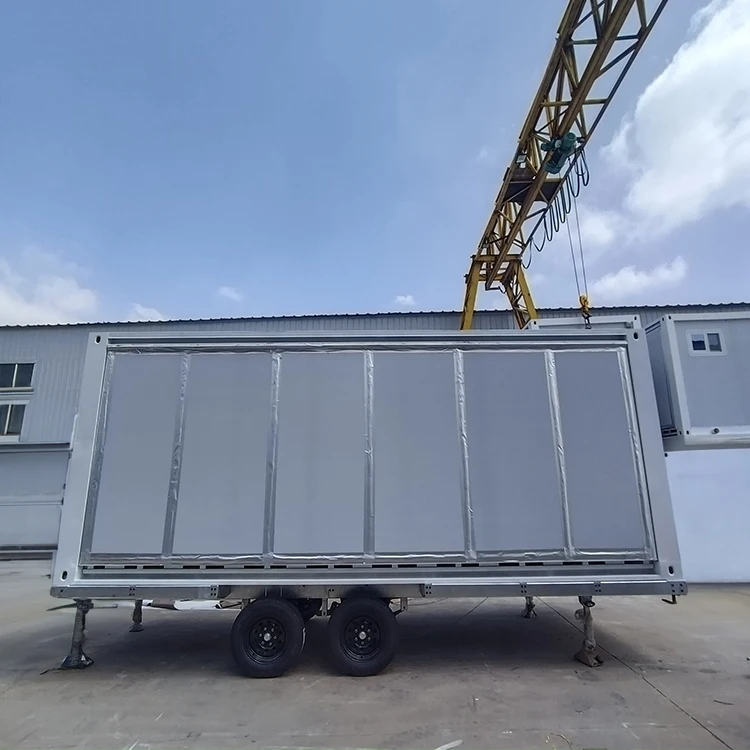 Guangdong Concrete Prefab Chalet Beach House Casa Contenedor Precio Tiny Kits Modular House On Wheels For Canada