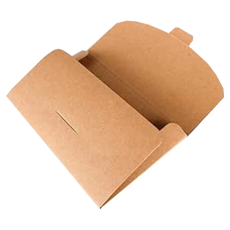 Biodegradable kraft paper greeting card envelope packaging custom logo printing vip card gift package box
