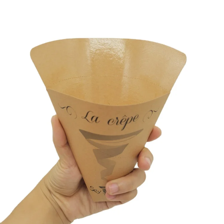 waffle container with yoghurt bubble waffle icecream packaging hot sale pizza eco box paper packaging french fries cup