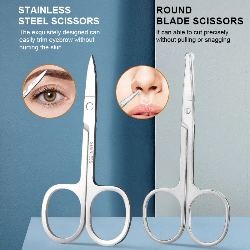 Cheap Home Use 18 pcs Mens Women Manicure Set Stainless Steel Nail Clipper Personal Care Beauty Tool Kit With Travel Case