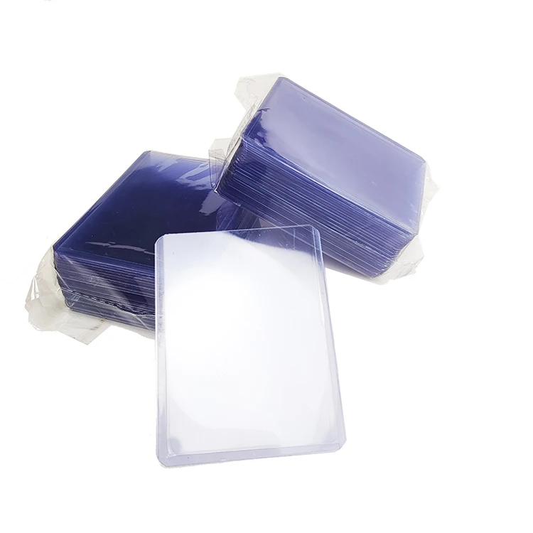 Plastic Card Holders Top Loader ID card Holder 3x4 inch Large Vertical Clear Plastic business case
