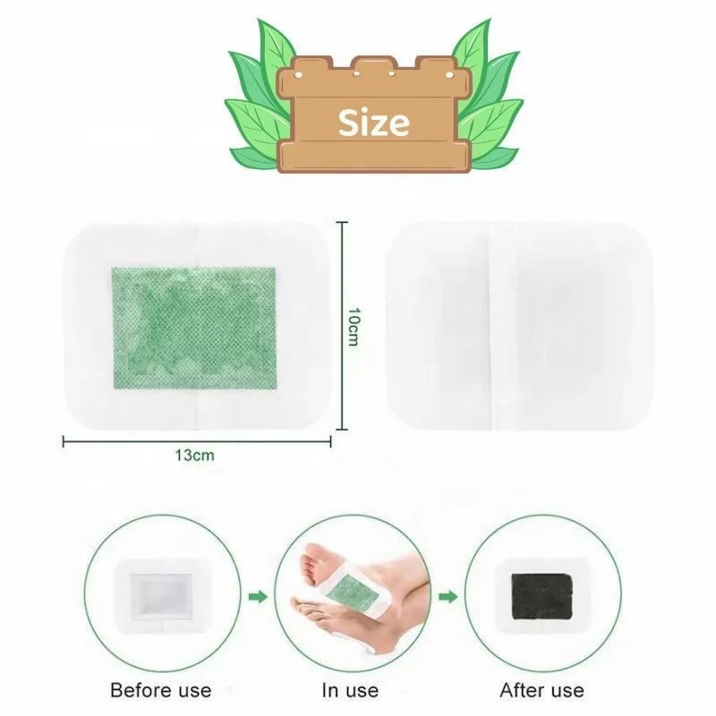 Wholesale Chinese Health Care Bamboo Foot Patch Detox Foot Patch Bamboo Vinegar Gold Relax Foot Patch