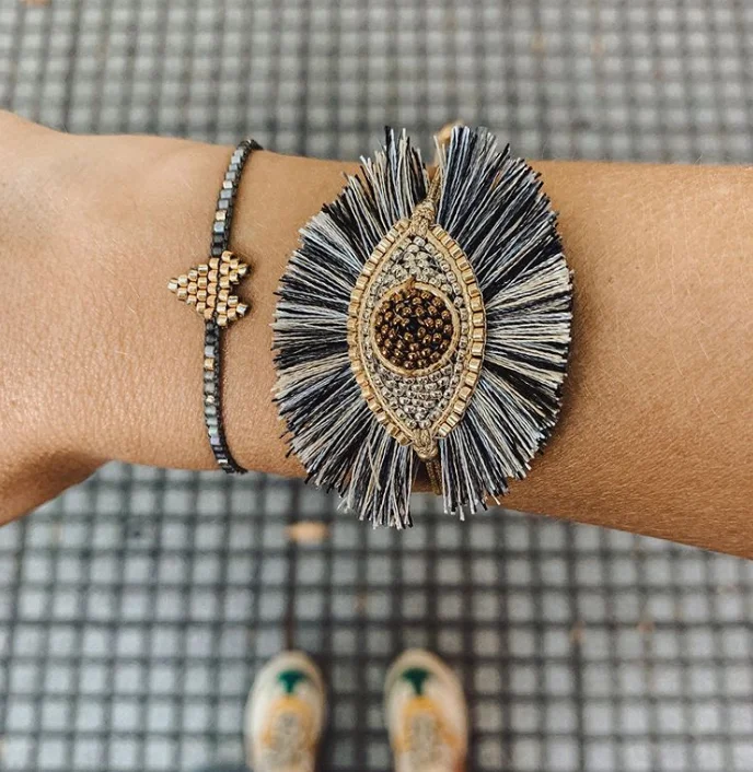 fashion  letter bracelet handmade mexicana shape unique style jewelry miyuki beaded bracelet