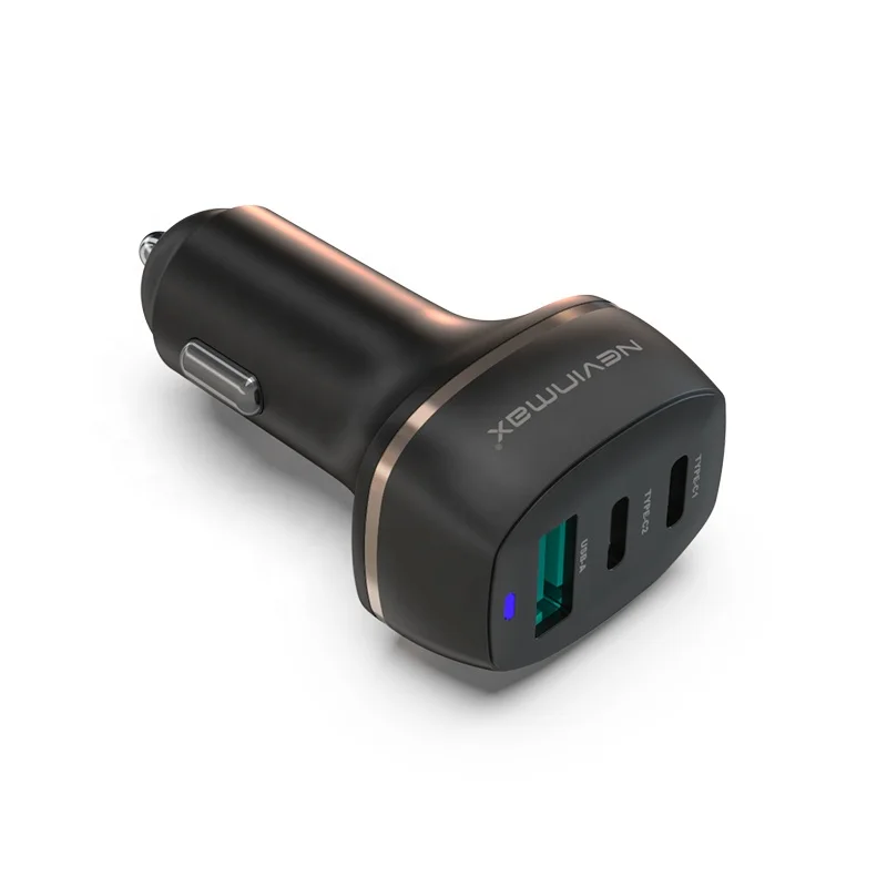 Шэньчжэнь завод OEM & ODM 3-портовое usb-зарядное устройство C PD QC4.0 Мульти USB Мини Автомобильное зарядное для