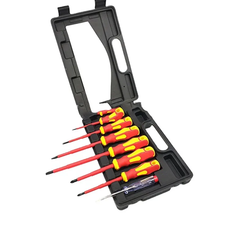 7 in 1 pocket insulated screwdriver set , electrical screwdriver set