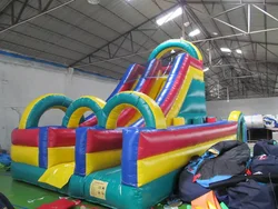 Blow Up Kids Adult Bounce House Air slide Inflatable Obstacle Course