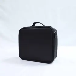 High Quality Portable Black Color Cosmetic Case Multi Function Makeup Case