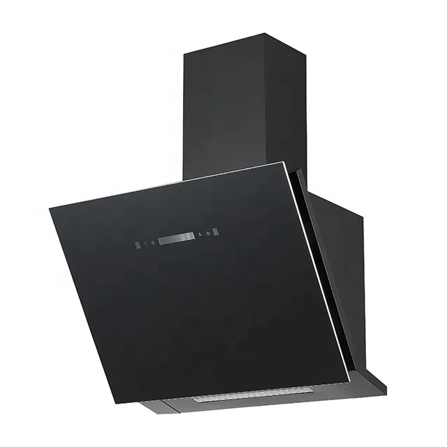 Wall-Mounted slant Kitchen home Cooker Hood Turbo Motor range hood low noise Electric Chimney Extractor