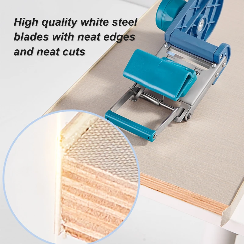 IMBOT manual Multi-function edge banding cutter woodworking PVC straight and round sharp cutting trimming device