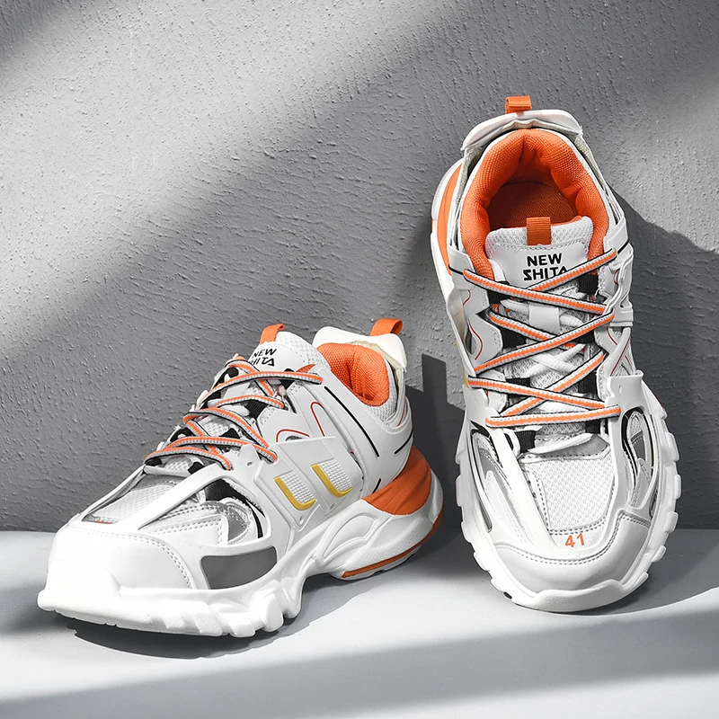 Dropshipping Designer Original Logo Track Fashion Casual Men Women Chunky Walking Shoes