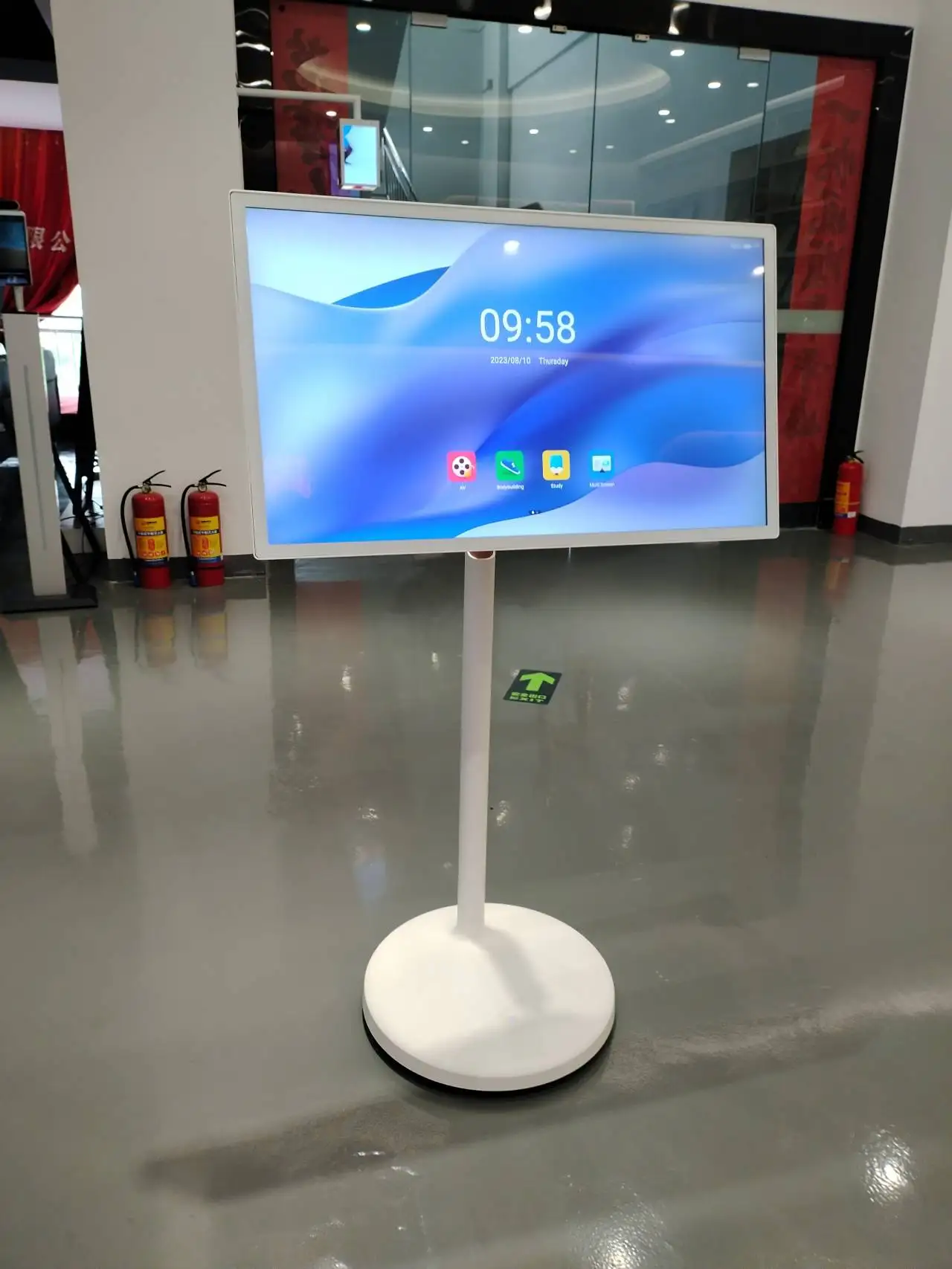 32 Inch Incell Hd Touch Display IPS Screen 360 Degree Rotate USB Wifi Smart Online Television TV For Work Studying Workout