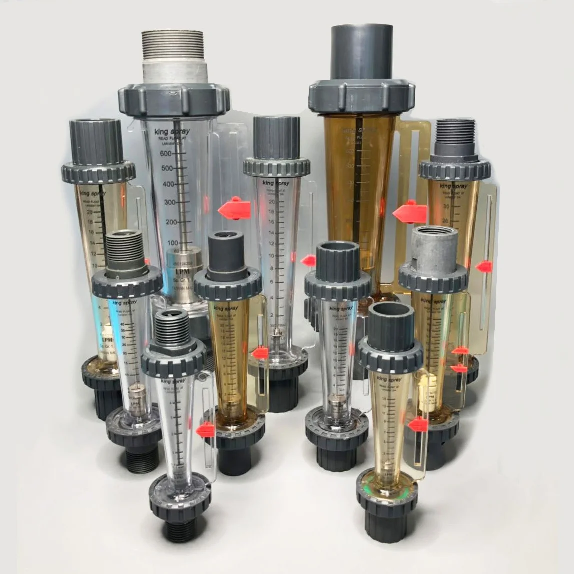 float rotameter liquid flow meter for electroplating line